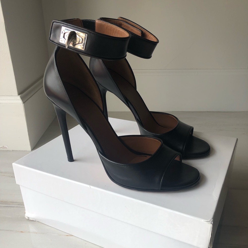 Givenchy Shark-Lock high heel sandals